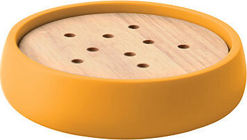 Spirella Mydlovnička SVEN, polyresin, drevo, žltá