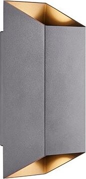 Nordlux Nástenné LED vonkajšie svetlo Nico Square IP54, 235 × 80 mm, GU10, 35 W, antracit