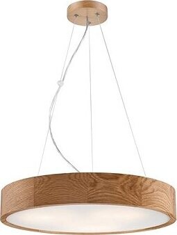 Brilagi LED Luster na lanku CARVALHO 3× E27 60 W dub priemer 47,5 cm