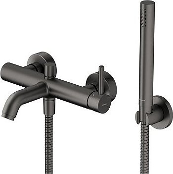 OMNIRES Y vaňová batéria so sprchovou súpravou, grafit (Y1231GR)