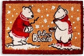 Home Elements Rohožka z kokosových vlákien, Medvede, 40 × 60 cm