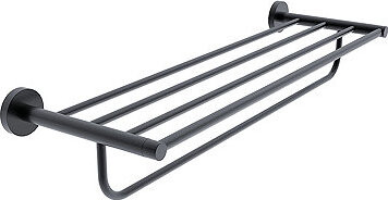 Nimco Polica na uteráky 65 cm nerezová – Unix čierna UNC-13063-90