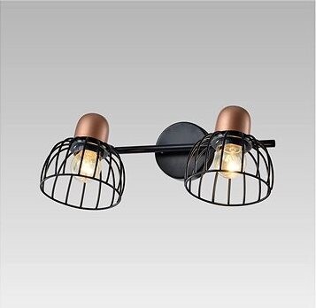 Prezent 75463 – Nástenné svietidlo BASKET 2× E27/60 W/230 V