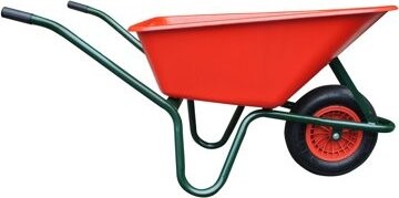 J.A.D. TOOLS Zahradní kolečko Livex 100 l, zelený rám, červené