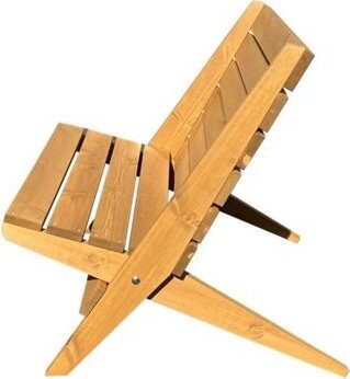 EcoFurn Granny Dřevěné zahradní skládací židle pro 2 osoby, borovice, natural olej