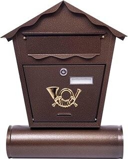 J.A.D. Tools ST101 Poštová schránka so špicatou strieškou, bronz