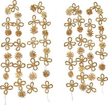 DOMMIO Slamená reťaz slniečka 140 cm, sada 2 ks