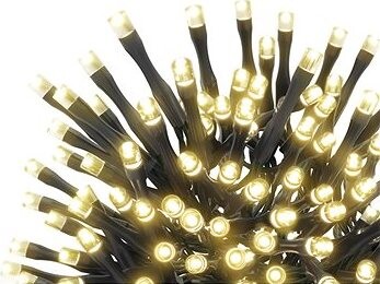 LAALU Svetelná reťaz LED – spojovacia, s prevismi, profi, teplá biela, 1× 2 m