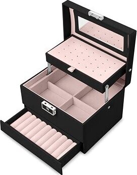 Massido Šperkovnica MS – 704 čierna