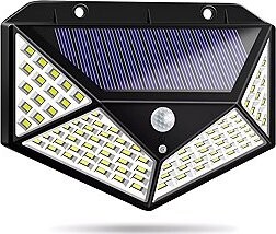 Verk 24240 Solárne vonkajšie 100 LED SMD osvetlenie s pohybovým senzorom