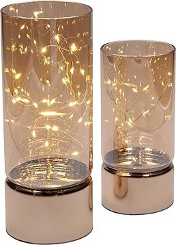 Solight súprava dvoch vianočných LED svetielok, 15/20 cm, 30× LED