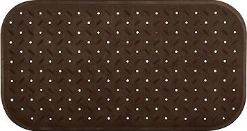 MSV protiskluzová podložka do vany Class, hnědá, 36 × 65 cm