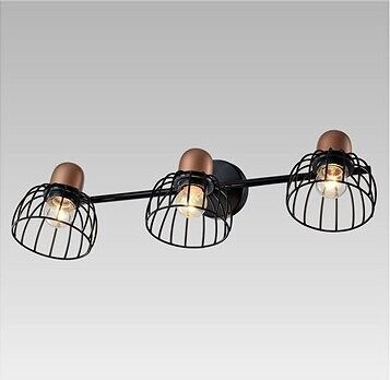 Prezent 75464 – Nástenné svietidlo BASKET 3× E27/60 W/230 V