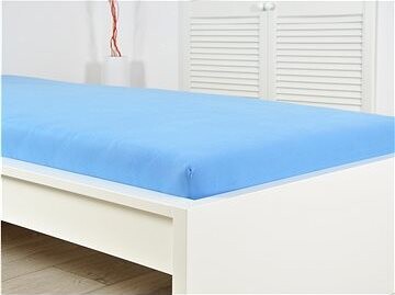 B.E.S. PETROVICE Prostěradlo dětské JERSEY 70 × 140 cm, nebesky modré