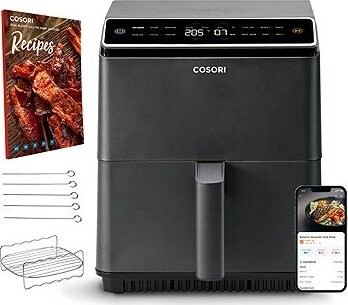 Cosori Dual Blaze 6,4 l SMART + 5× špíz a gril. rošt