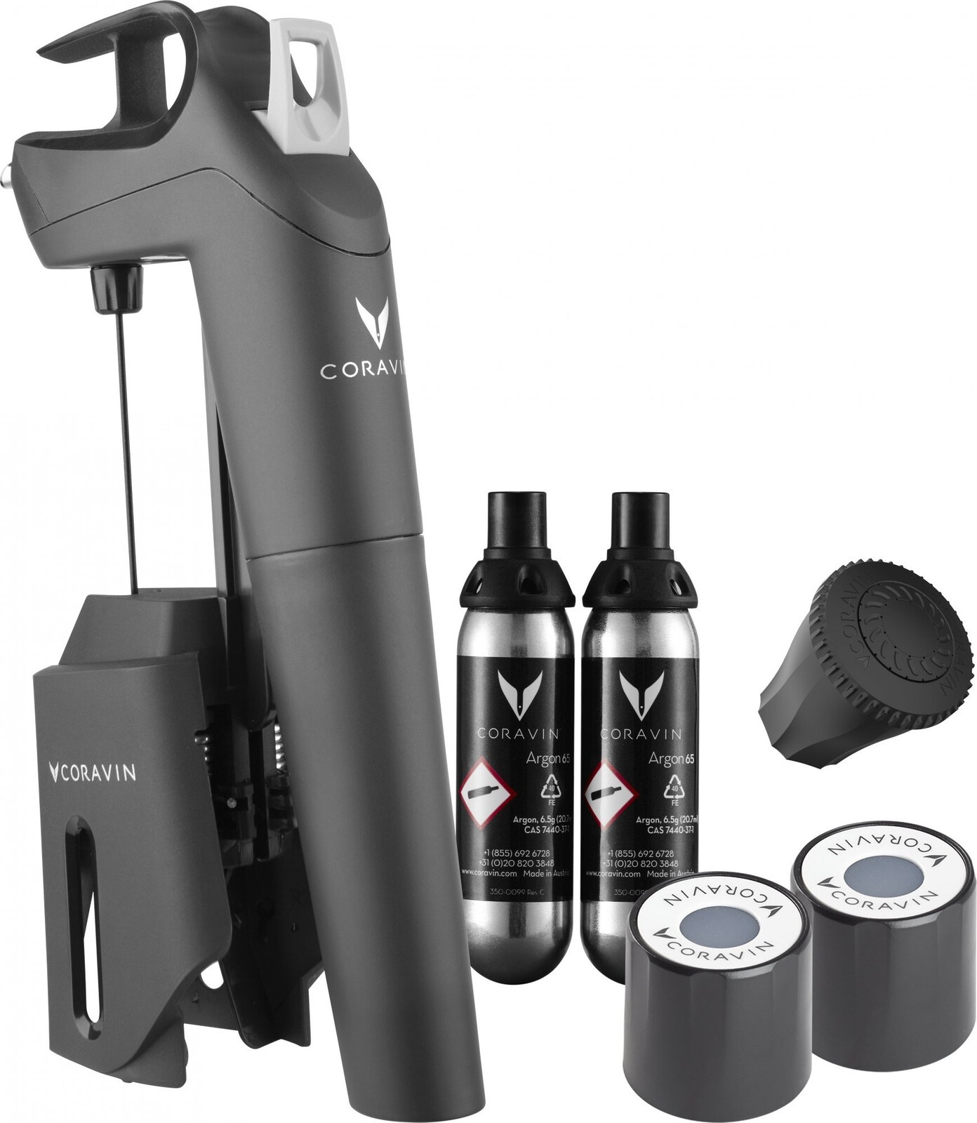 Coravin® Timeless Three + Systém na uchovanie vína – Black