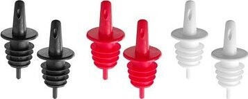 HENDI nalievatká – 2 čierne, 2 biele, 2 červené, 6 ks 599440