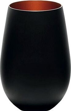 Stölzle Elements Pohár 465 ml, čierna / bronzová, 6 ks