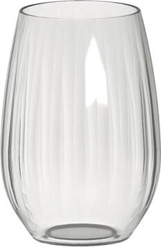 Gastro Poháre na pitie, plastová, výška 135 mm, priemer 90 mm, ryhovaná