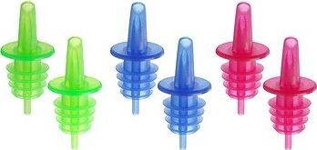 HENDI nalievatka – 2 modré, 2 červené, 2 zelené , 6 ks 599457