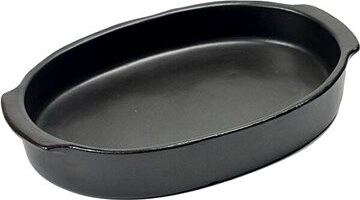 Serax Zapekacia miska oválna Pure 3 l, čierna