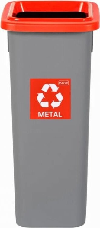 Igotrend, 713004 Kôš na triedený odpad 20 l, FIT BIN sivo/červený