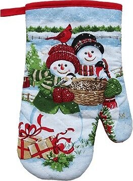 DuraHome Kuchynská rukavica snehuliaci, 2 ks