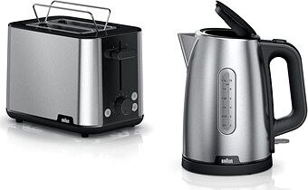 Raňajková kolekcia Braun PurShine – čierna (WK1500.BK & HT1510.BK)