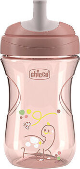 CHICCO Hrnček Advanced so slamkovým náustkom 266 ml, pink