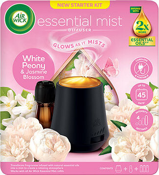 AIR WICK aróma difuzér + náplň Pivonka a jazmínový kvet 20 ml