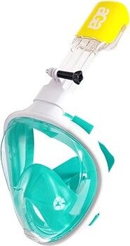 Aga Celoobličejová šnorchlovací maska S/M DS1122 bílá/tyrkysová