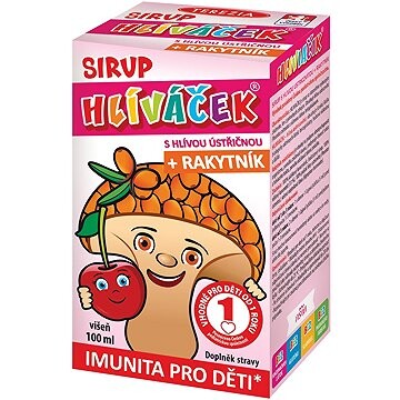 TEREZIA Hliváčik sirup s hlivou a rakytníkom višňa 100 ml