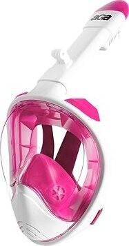 Aga Celoobličejová šnorchlovací maska S/M DS1121 bílá/růžová