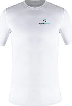 Gamepatch Compression Shirt (Short – Sleeve) white, XS
