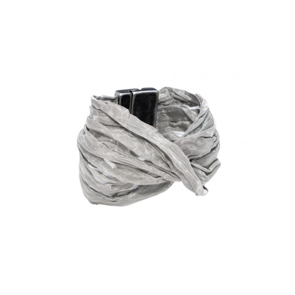 Dámsky prekrížený náramok zo sieťoviny s matným zapínaním 18420