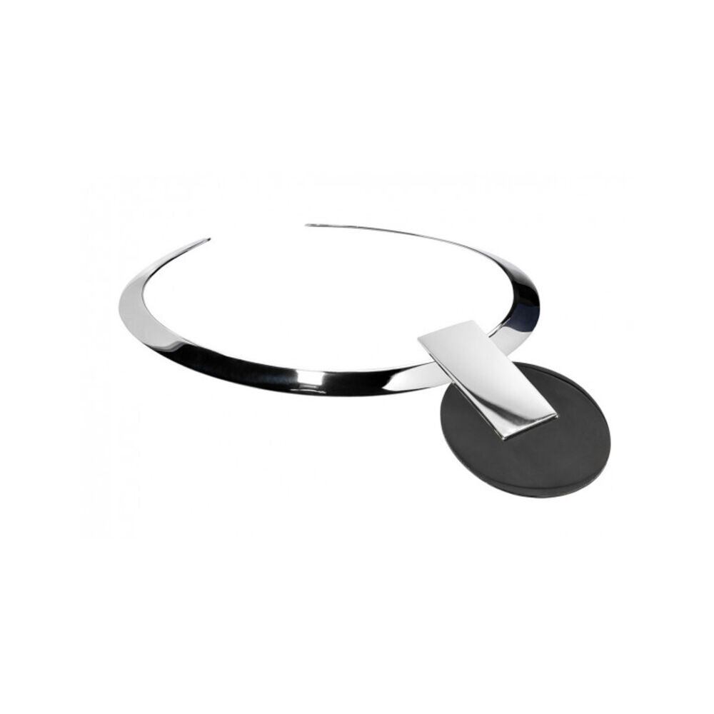 Choker na krk s dvojfarebným príveskom 18691