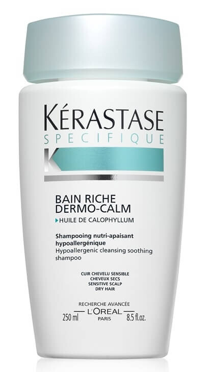 Kérastase Upokojujúci šampón pre citlivú vlasovú pokožku a suché vlasy Bain Riche Dermo-Calm (Hypoallergenic Cleansing Soothing Shampoo Sensitive Scal