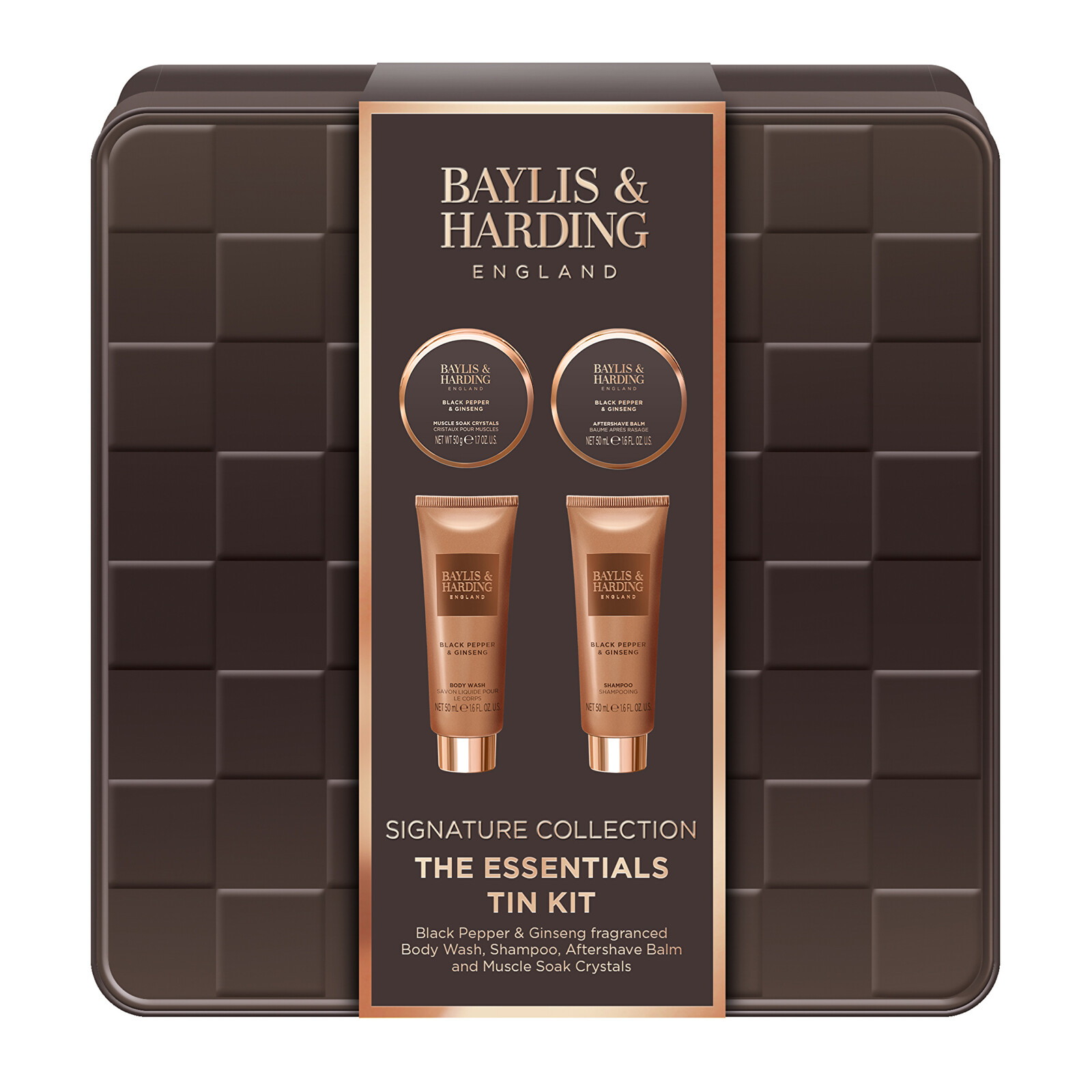 Baylis & Harding Darčeková sada Čierne korenie & Ženšen 4 ks