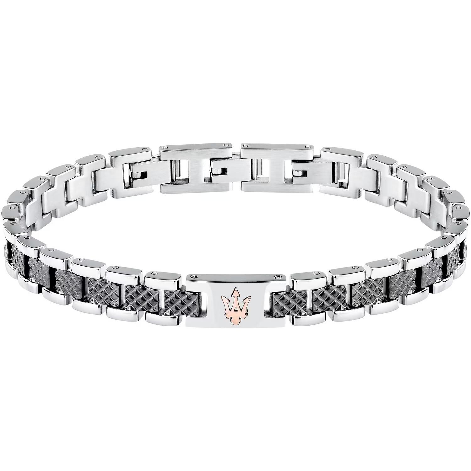 Maserati Ikonický oceľový náramok pre mužov Iconic JM225AVD86