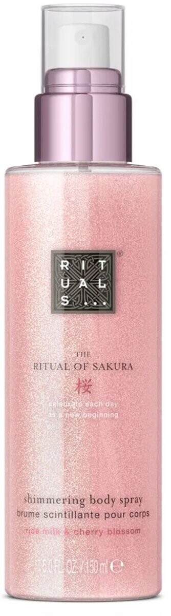 Rituals Trblietavý telový sprej The Ritual of Sakura (Shimmering Body Spray) 150 ml
