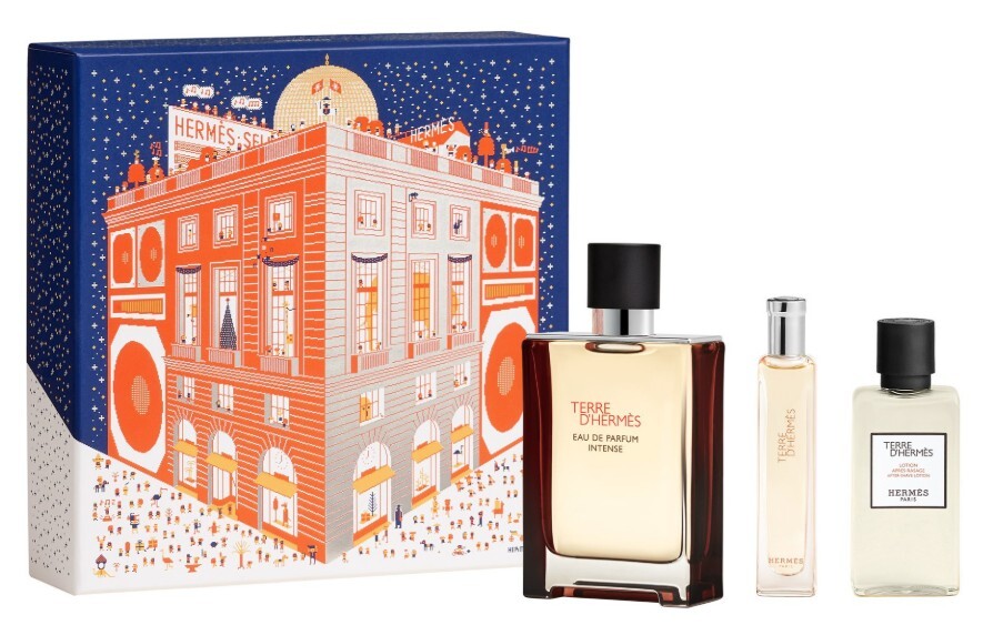 Hermes Terre D`Hermès Intense - EDP 100 ml (plniteľná) + EDP 15 ml + balzam po holení 40 ml