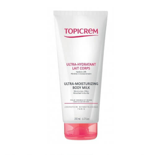 Topicrem Hydratačné telové mlieko pre suchú a citlivú pokožku (Ultra-Moisturizing Body Milk) 75 ml