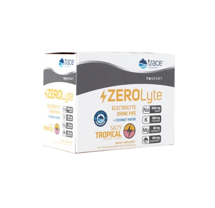 Trace Minerals ZeroLyte - elektrolyty s príchuťou tropical 30 sáčkov