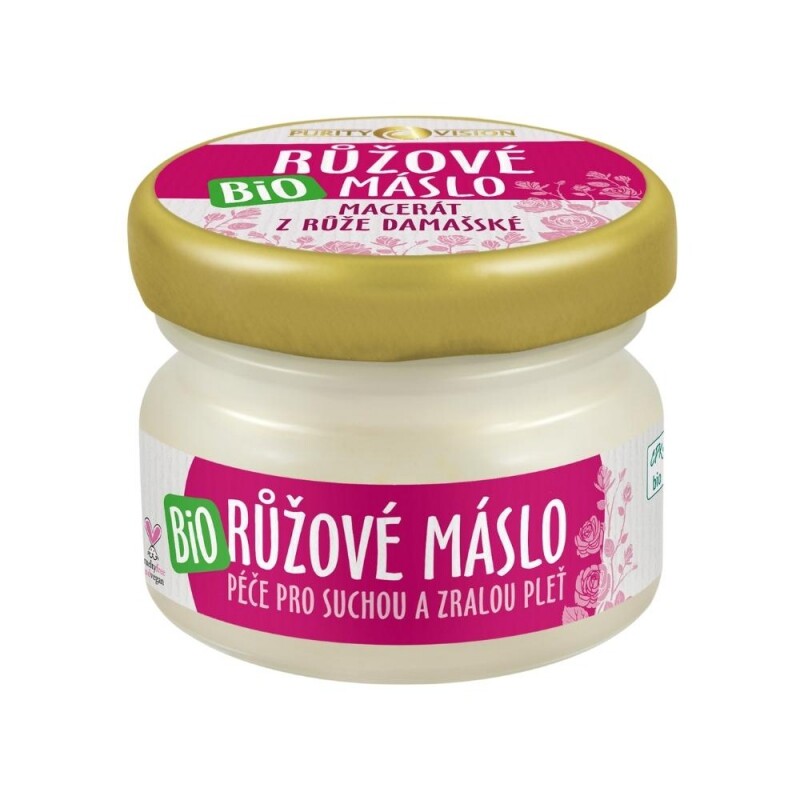 Purity Vision Bio Ružové maslo pre suchú a zrelú pleť 70 ml