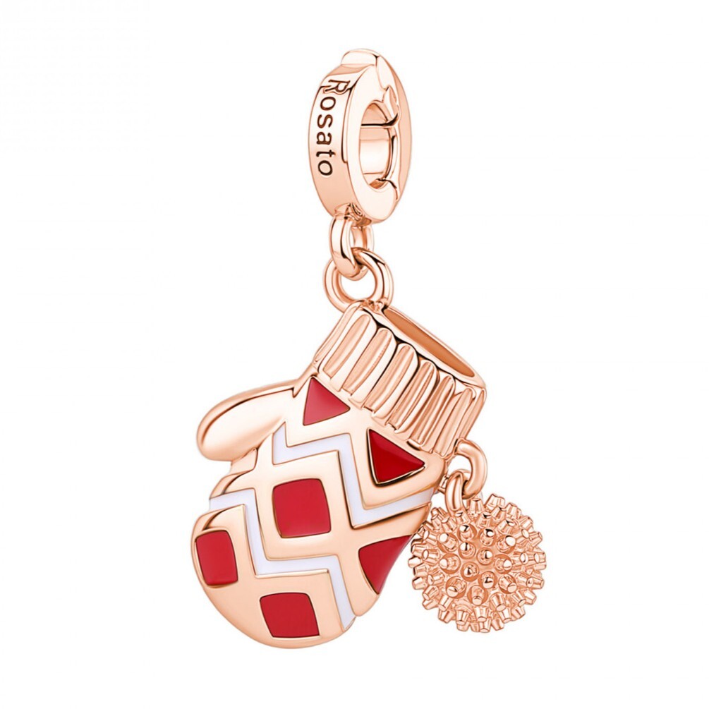 Rosato Pozlátený prívesok Rukavice Storie RZLE085