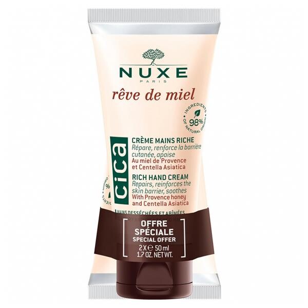 Nuxe Sada krémov na ruky Rêve De Miel Cica (Rich Hand Cream) 2 x 50 ml