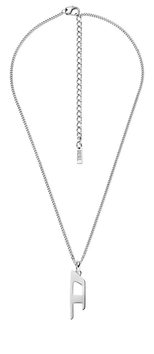 Diesel Fashion oceľový náhrdelník D Logo DX1625040