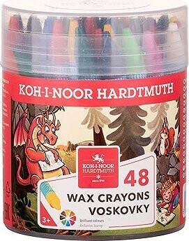 Koh-i-noor 8236/48 – voskovky v dóze, 48 ks