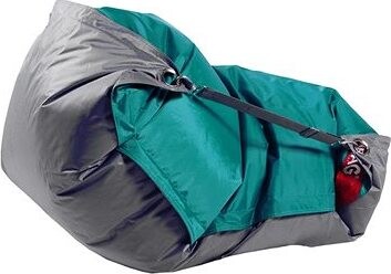 BeanBag Sedací vak 189×140 duo sea green - gray