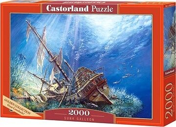 CASTORLAND Puzzle Potopená galeóna 2000 dielikov